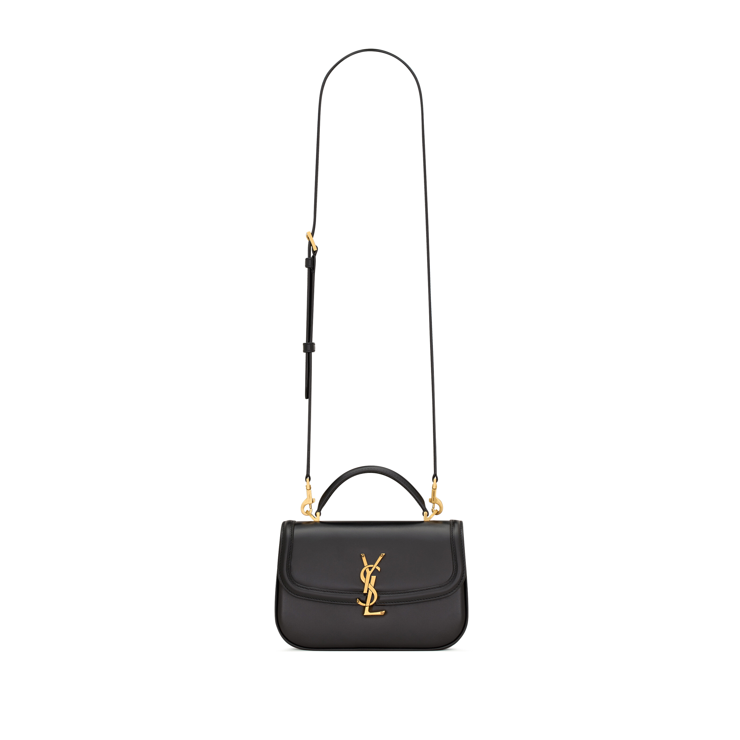 YSL SOLFERINO MINI TOP HANDLE IN BOX SAINT LAURENT A002L60SX0W1000 (19.5*11.5*5.7cm)